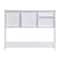 Flash Furniture Lotus Desktop Bookshelf Storage Organizer with Multiple Cubbies in White NAN-17295-WH-GG - alternate 3